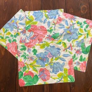 Handmade in Maine Floral Cottagecore Table Placemats